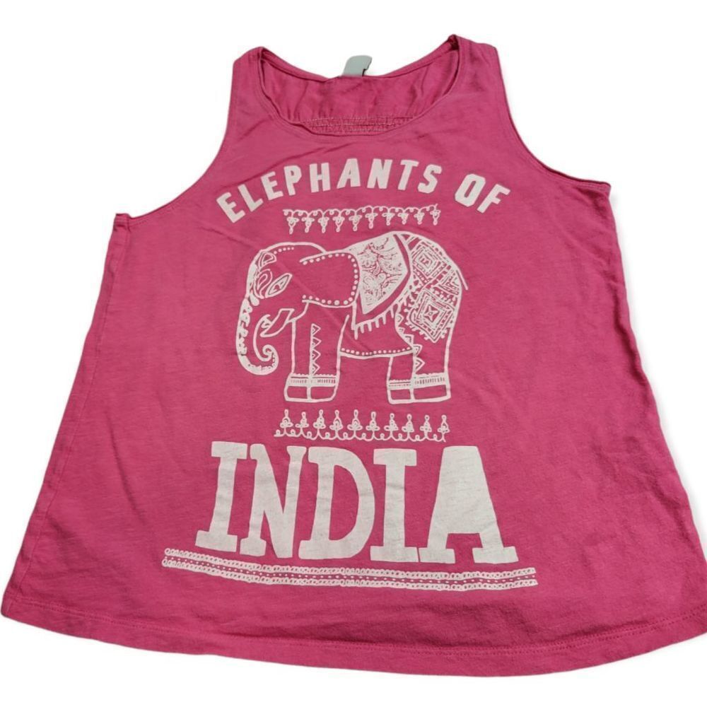 Zara Kids Elephants of India tank top 9/10yrs